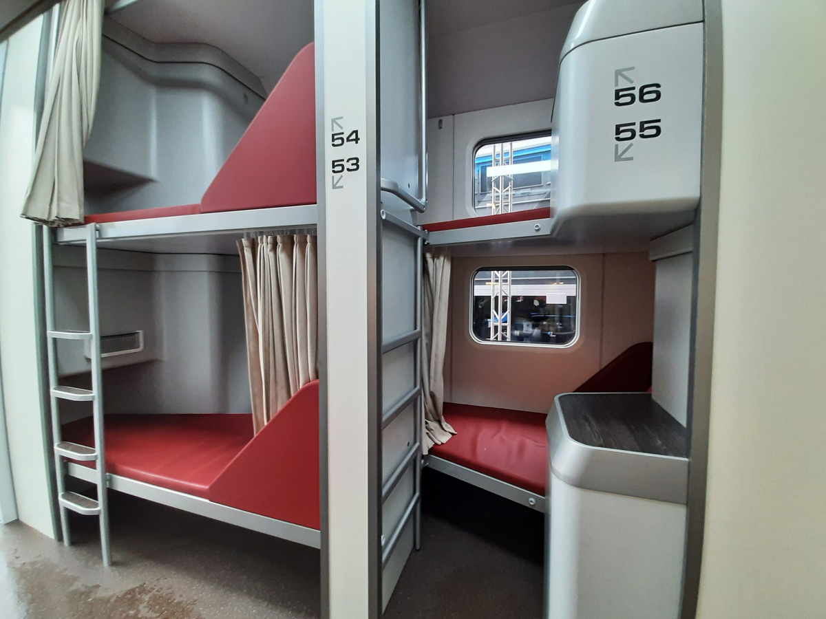 РЖД запускает вагоны-капсулы: без чужих разговоров, тесноты и посторонних взглядов