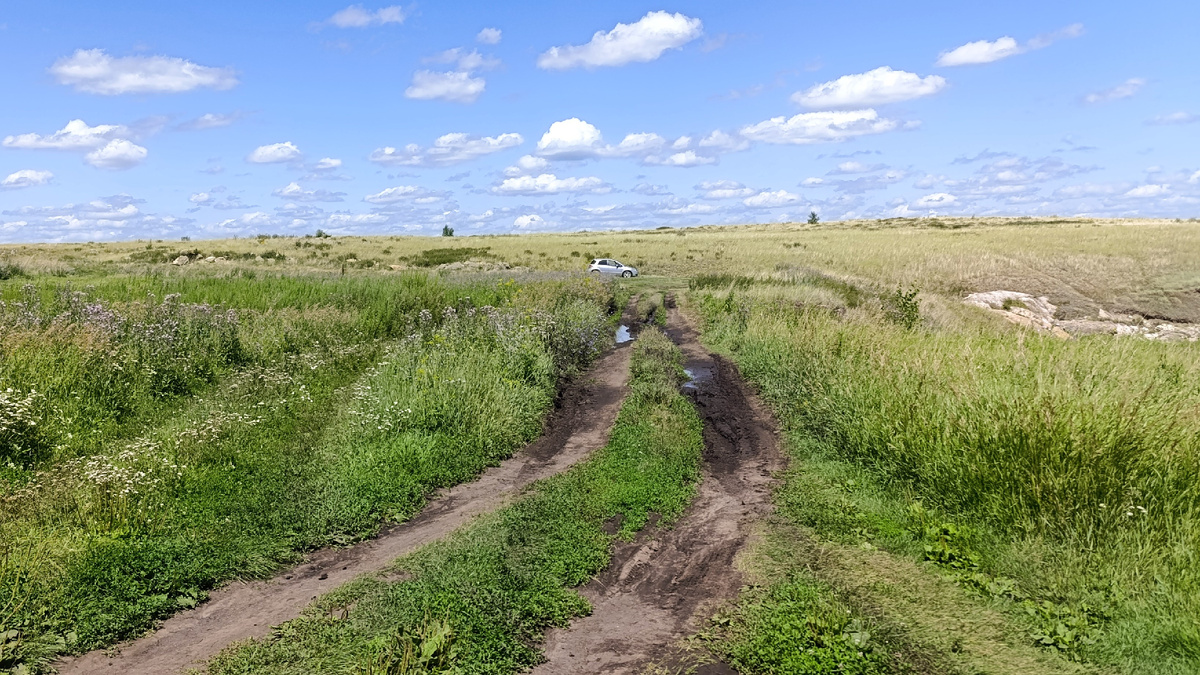 Скальный каньон на р. Кизиха в Алтайском крае – красивое место в степи