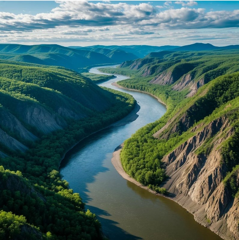 Самая длинная река в России — не Волга. Рейтинг 7 великих рек